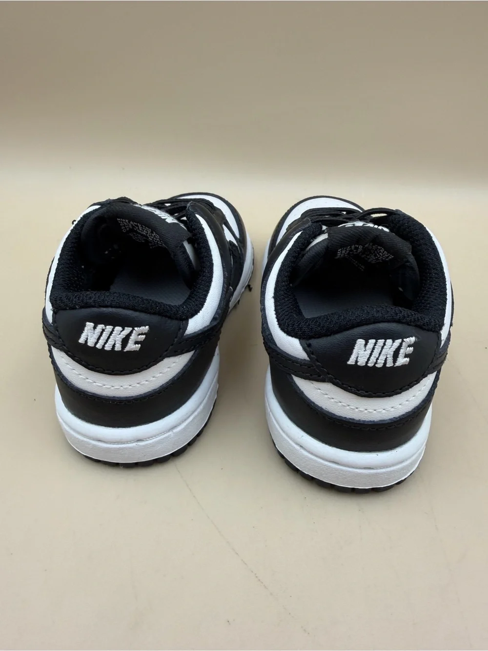 Nike Dunk Low Panda Kids Shoes Black White Size 5C CW1589-100